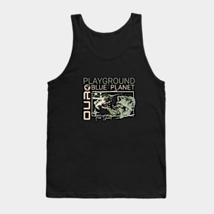 Playground Fishing Nature Planet Earth Playground Good Vibes Free Spirit Tank Top